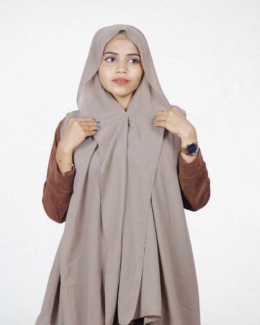 Slider Mag Hijab - Dust Storm with Black Cap