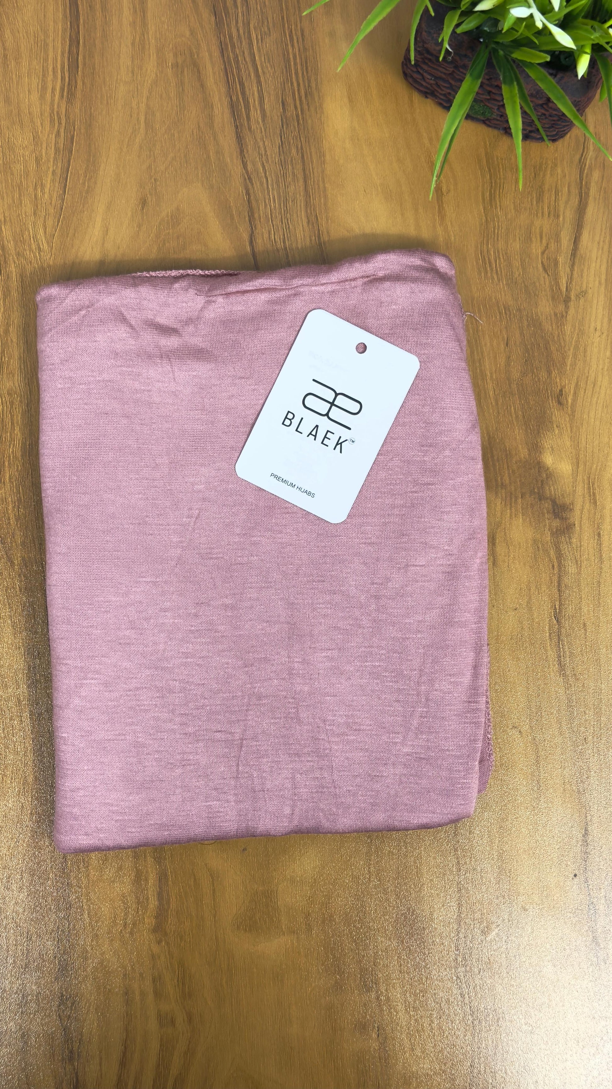 Classic puce hijab made from soft jersey material.