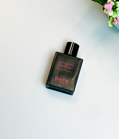 Blaek Date Perfume (50ml) shown with its cap closed and label visible.