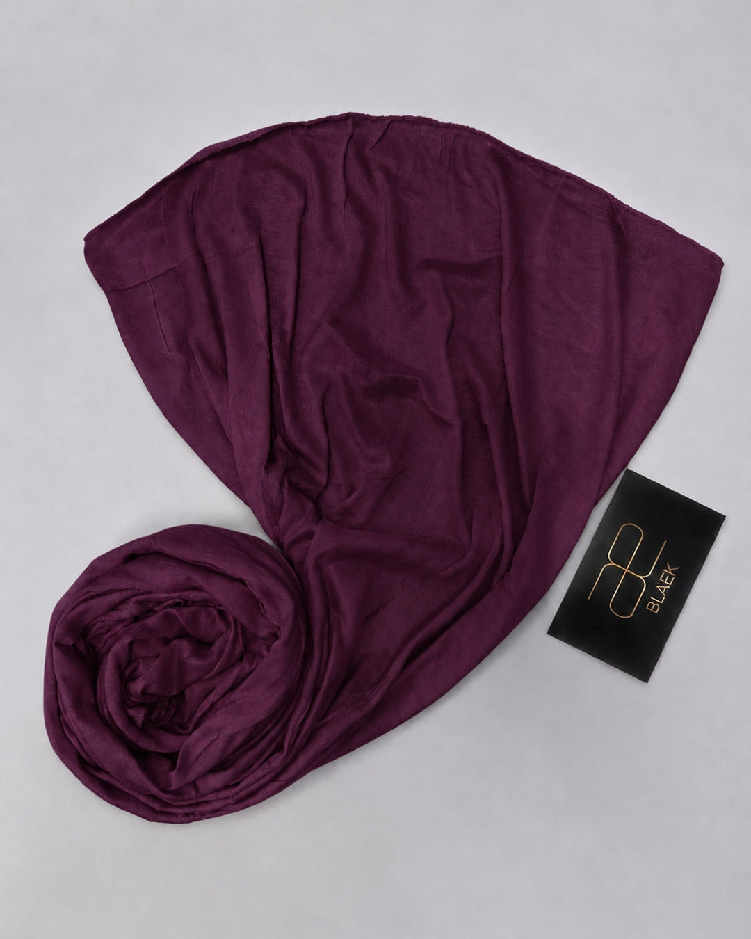 Blackberry kids jersey hijab in soft stretchy fabric with neat stitched edges