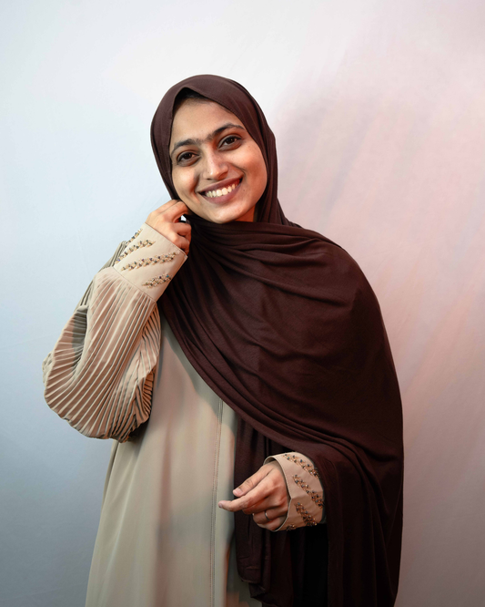 Mocha Jersey Hijab