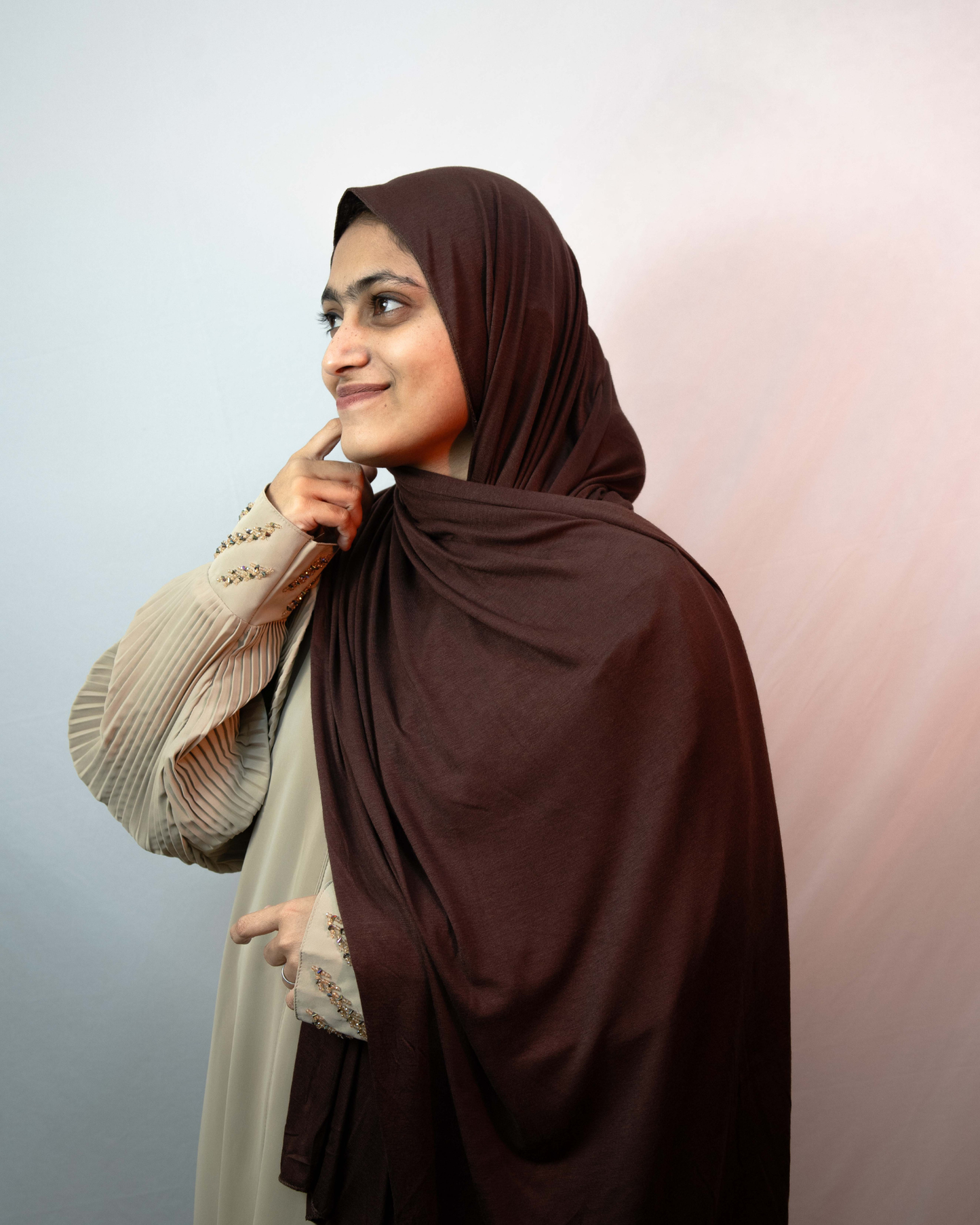 Mocha Jersey Hijab