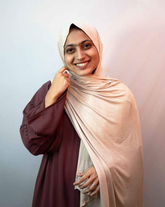 Cream Jersey Hijab