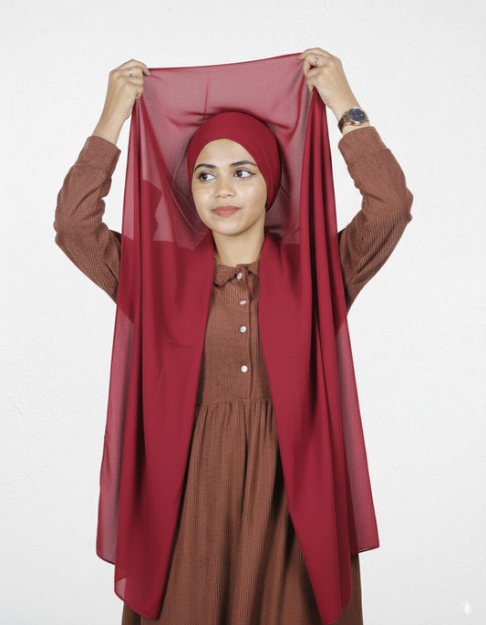 Instant Hijab - Cherry