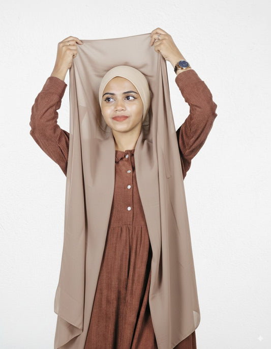 Instant Hijab - Dust Storm with Vanilla Cap