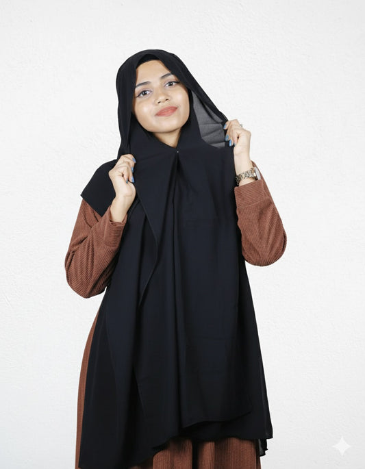 Slider Mag Hijab-Jet Black